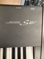 YAMAHA S80 88 Key Synthesizer Keyboard With CASE