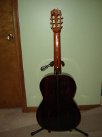 Vintage 70's era Hohner HG 25 classical guitar with wood case