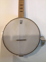 Deering Goodtime Open back banjo with extra tailpiece