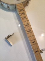 Deering Goodtime Open back banjo with extra tailpiece