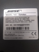 Bose speakers model 141bookshelf