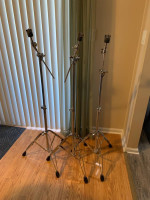 THREE DW CYMBAL STANDS COMBINATION BOOM & STRAIGHT BRAND NEW IN BOXES