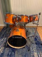 NEW YAMAHA STAGE CUSTOM ACOUSTIC DRUMS SHELL PACK WITH NEW HARDWARE