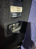 Yamaha S112V and QSC PLX power amps