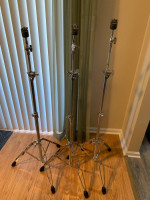 3 DW CYMBAL STANDS COMBINATION BOOM & STRAIGHT BRAND NEW IN BOXES