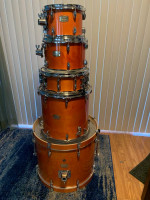 YAMAHA FIVE PIECE STAGE CUSTOM DRUM SET SHELL PACK WITH HARDWARE NEW