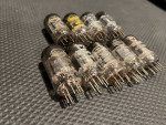 9 Vintage Mullard 12ax7s Tubes