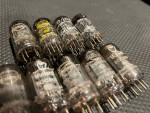 9 Vintage Mullard 12ax7s Tubes