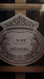 Washburn D-36S "Tahoe" Acoustic Guitar Buzz Feiten