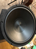 15 inch aluminum speaker. 8 ohms 400 watts