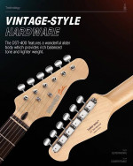 Donner DST-400 Full-Size S-Style ST Electric Guitar Kit Seeker Series