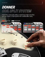 Donner DST-400 Full-Size S-Style ST Electric Guitar Kit Seeker Series
