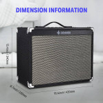 Donner Electric Guitar Amp 30W, Guitar Practice Amplifier Combo DA-30