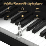 Jomilly Full Size 88 Key Weighted Hammer Digital Piano