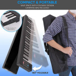 Pyle Electric Keyboard Piano 88 Keys - Portable Foldable Digital Piano