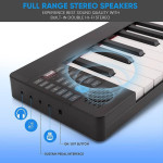 Pyle Electric Keyboard Piano 88 Keys - Portable Foldable Digital Piano