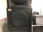 Pair 15 in BFI 2 way passive speakers W/ Stands
