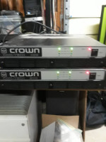 Crown com tech 400 and 200 power amps
