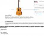 EXC Yamaha CG102 Classical Guitar & Gigbag
