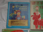 Vintage Christmas Music Song Books lot of 7 - from 1937 - 80's