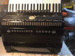 Excalibur crown double chamber tone professional accordion
