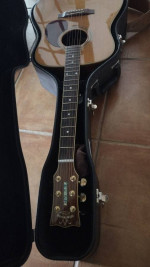 Windsong Guitar ( Korea ) 1994 Rosewood Spruce Hard Case Leather Strap