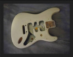 Made In USA Fender Deluxe Strat Body Olympic White