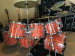 8 PIECE LUDWIG ROCKER DRUM KIT