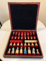 CHESS - CHECKERS, NEW. BOARD 17"X17"