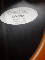 Ovation Celebrity CC245-HB 12-String Acoustic Guitar Honey Burst Finis