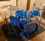 1973 Ludwig Vistalite Drum Set