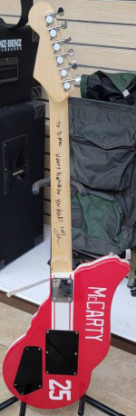 Custom 1 of 1 Detroit Red wings Guitar
