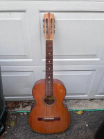 Vintage 1960s Kimberley guitar acoustic Italy repair restore