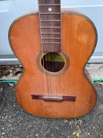 Vintage 1960s Kimberley guitar acoustic Italy repair restore