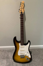 1990’s Lotus Stratocaster Tobacco Burst Nice Strat!