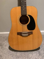 Toredo 12 String acoustic guitar 1970’s Vintage and rare FT-121