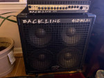 GK BACKLINE 600 BASS AMP & BACKLINE 4x10 BLX-II BASS CAB