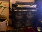 GK BACKLINE 600 BASS AMP & BACKLINE 4x10 BLX-II BASS CAB