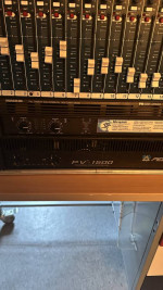 Vintage Allen & Heath Mixer, Peavey 1500 Amplifier, Mackie 1400i Ampli