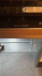 Vintage Allen & Heath Mixer, Peavey 1500 Amplifier, Mackie 1400i Ampli