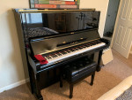 1979 Yamaha U3 “U3H” Upright Piano - Polished Ebony - Refurbished