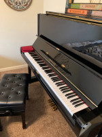 1979 Yamaha U3 “U3H” Upright Piano - Polished Ebony - Refurbished