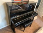 1979 Yamaha U3 “U3H” Upright Piano - Polished Ebony - Refurbished