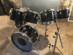 1978 8 Piece Ludwig Vistalite Drum Set Including All Hardware