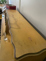 Hallet and Davis small upright piano