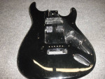 Stratocaster Guitar Body Black