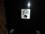 Percussion Plus 14" & 15" Black toms with/ stand
