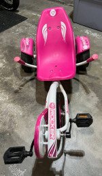 Kart Rocker Pink Girls 16" Trike Safe Training Bike 3 wheel