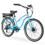 NEW Sixthreezero Women's 250-Watt Electric Bicycle 7-Speed Cruiser