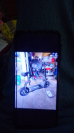 Seated scooter 12" wheels